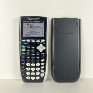 Texas Instruments TI-84 Plus C Silver Edition Graphing Calculator w/Cover,TESTED
